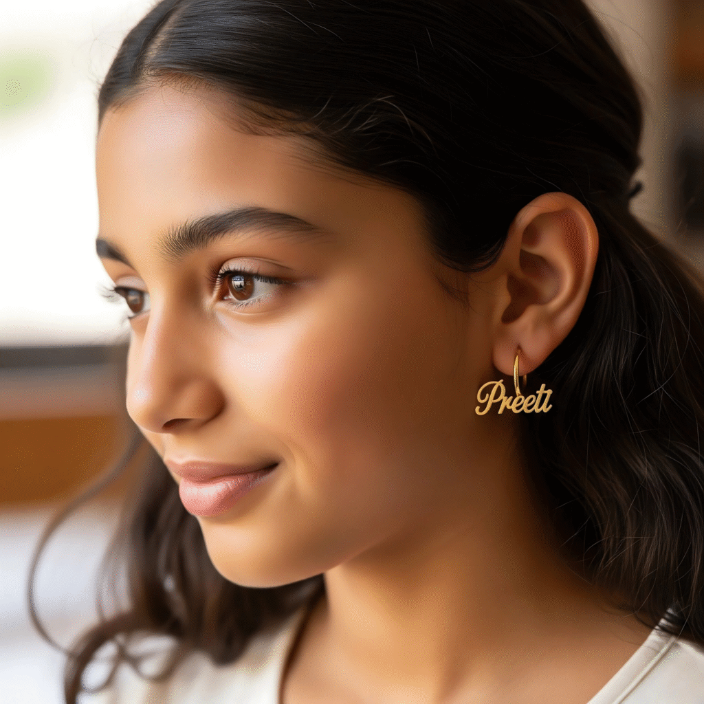 Zaishree Personalized Earrings